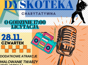 Charytatywna dyskoteka andrzejkowa pod hasłem: SZKOŁY SZKOLE!