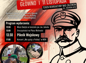Zaproszenie na obchody Święta Niepodległości w Głownie